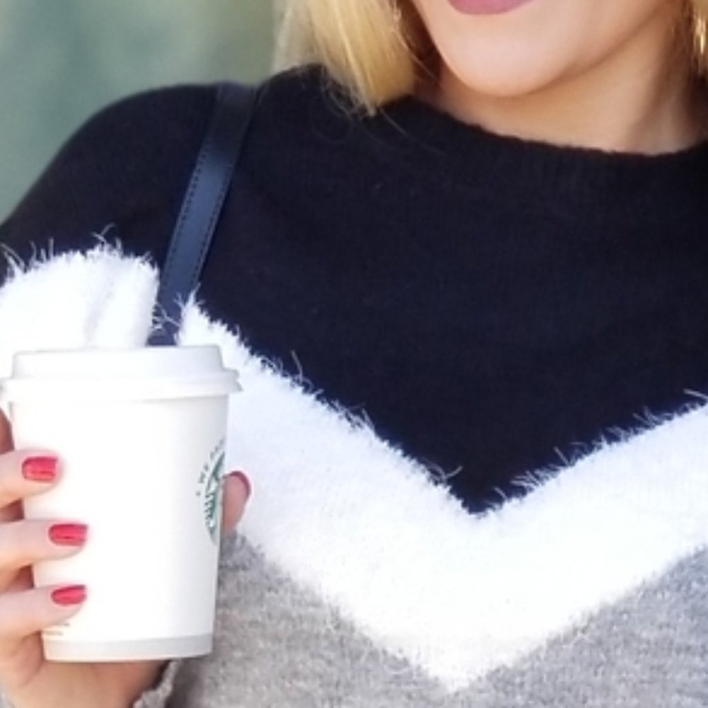 MEANT TO BE chevron So Soft Sweater - Picture 6 of 7